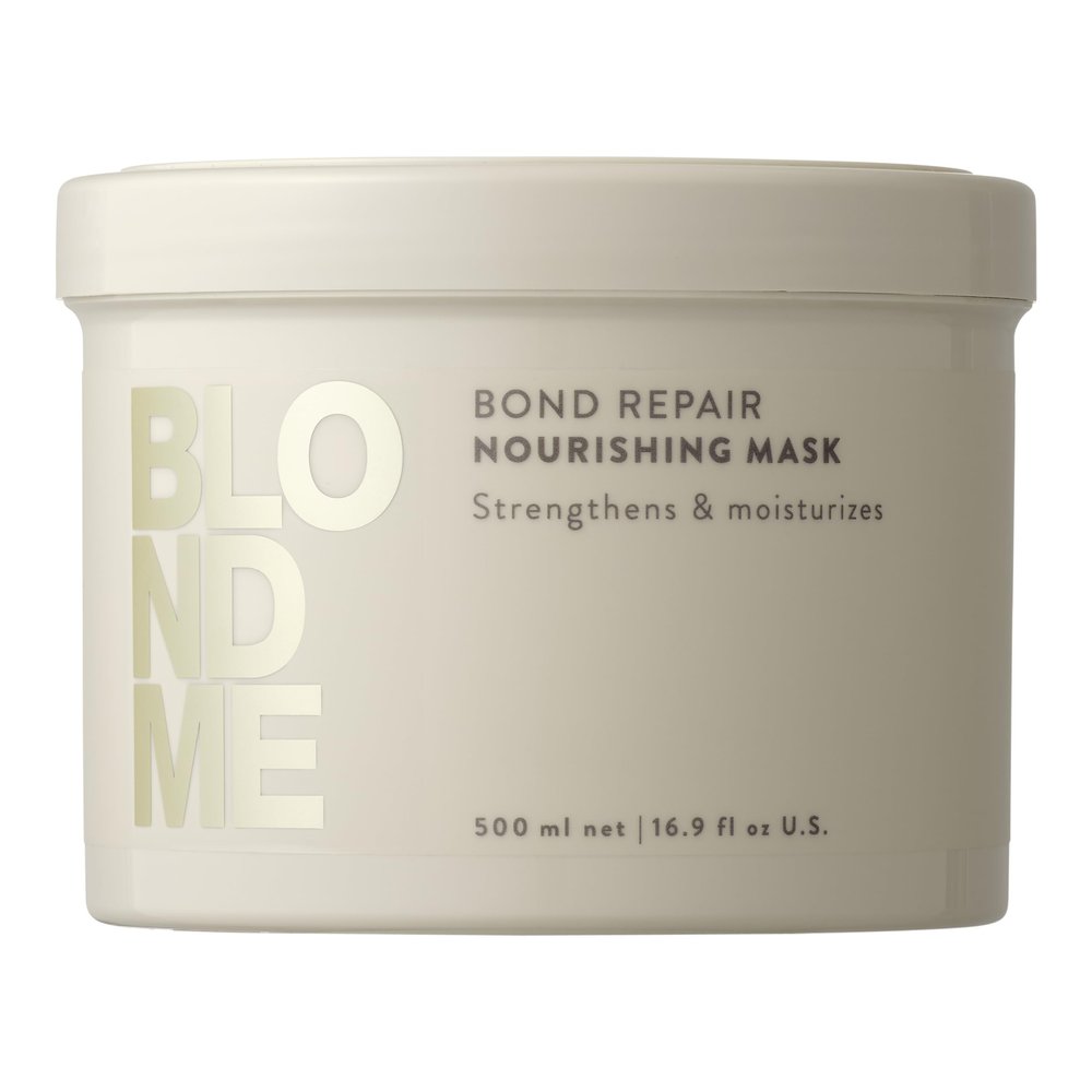 BlondMe Bond Repair Nourishing Mask for Blonde Hair, 16.9 Fl Oz | Intensive Hair Treatment | Adds Moisture and Softness |For Blonde, Lightened, & Grey Hair