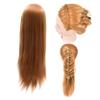 BIUDECO Synthetic Hair Braiding Mannequin Head Hair Practicing Head Realistic Training for Women Men Boy Girl view 2
