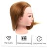 BIUDECO Synthetic Hair Braiding Mannequin Head Hair Practicing Head Realistic Training for Women Men Boy Girl view 3