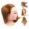 BIUDECO Synthetic Hair Braiding Mannequin Head Hair Practicing Head Realistic Training for Women Men Boy Girl view 4