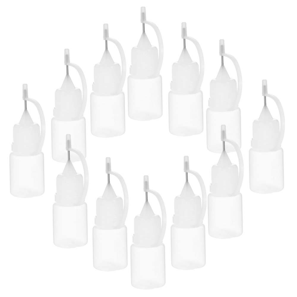 BIUDECO 30pcs Squeeze Bottles for Glue Oil Paint and Crafts Refillable Lightweight Applicator Bottles for Easy Dispensing
