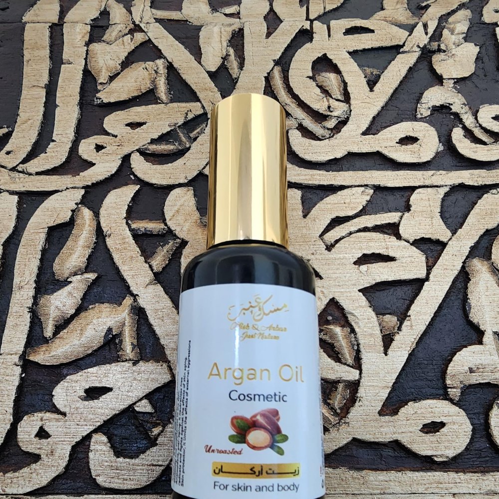 Pure Moroccan Argan Oil for Face, Hair and Skin, Anti-Aging and Moisturizing Treatment