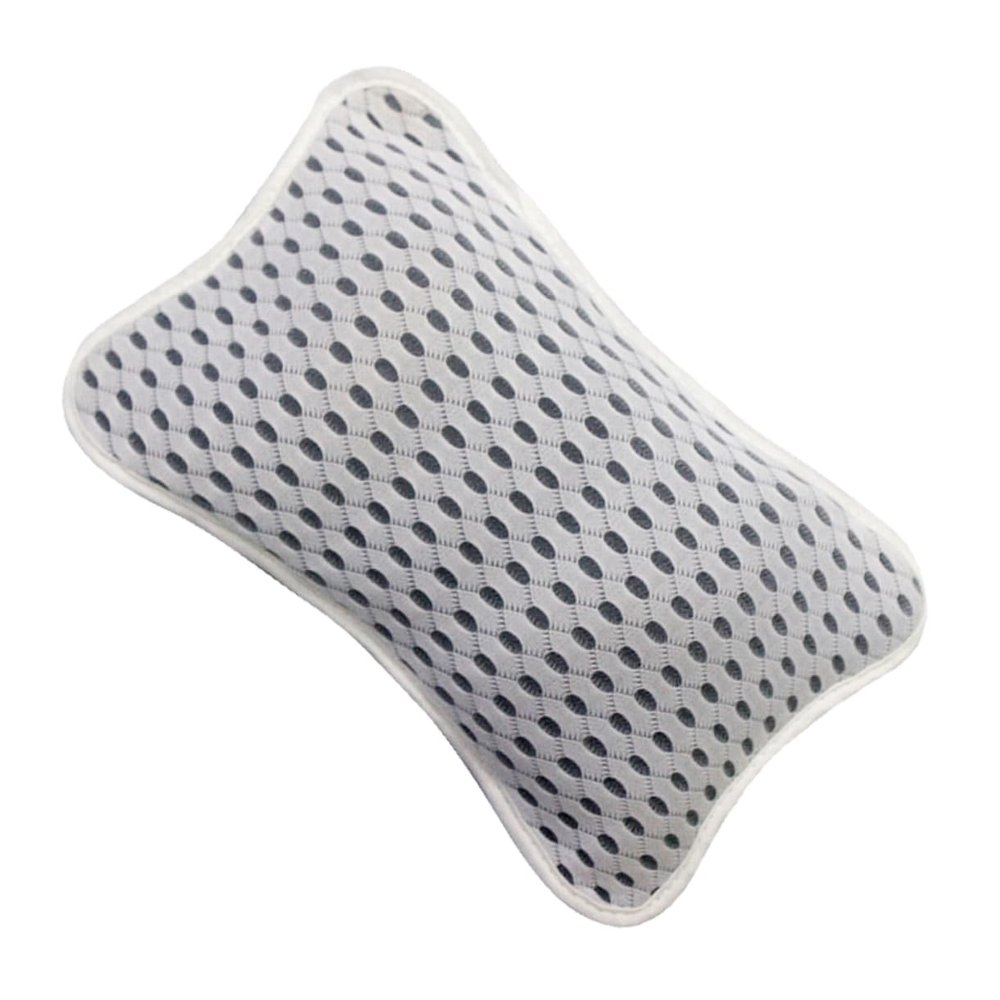 SKISUNO Elastic Mesh Pillow for Bathtub Neck and Back Support Spa Bath Pillow Non-Slip