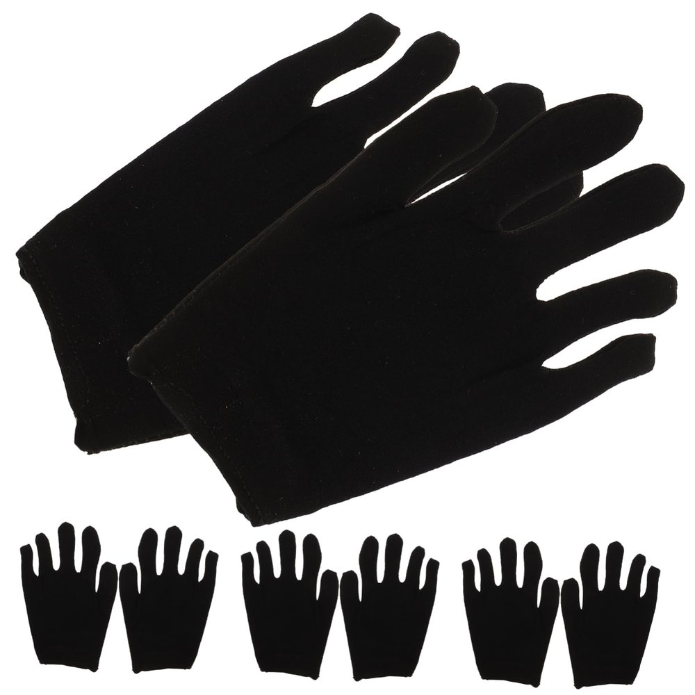 Gogogmee 12pairs Moisturizing Cotton Gloves for Eczema Women Winter Gloves Protective Safety Work