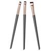 FRCOLOR Angled Eyeliner Brush Set Precision Eye Makeup Tools for Application Black Gold Design for Professional Home Use view 1