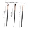 FRCOLOR Angled Eyeliner Brush Set Precision Eye Makeup Tools for Application Black Gold Design for Professional Home Use view 2