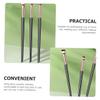 FRCOLOR Angled Eyeliner Brush Set Precision Eye Makeup Tools for Application Black Gold Design for Professional Home Use view 4
