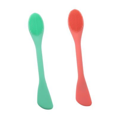 Didiseaon 2pcs Dual-Sided Face Cleansing Brush for Deep Pore Cleaning and Exfoliating Gentle Massage Tool for Face Wash and Mask Application