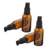FOMIYES 4pcs Elegant Glass Essential Oil Bottles Travel Lotion Dispenser Pump Bottle Refillable Spray for Cream Dispenser view 1