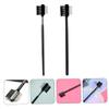 Gogogmee Angled Eyebrow Brushes 2pcs Makeup Eyebrow Brush Set Foldable Eyelash Comb Portable Beauty Tool view 3