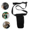 GOOHOCHY Massage Essential Oil Waist Bag Neoprene Storage Pouch for Massage Bottles and Oils Portable Design for Therapists and Professionals Black Single Tube view 3