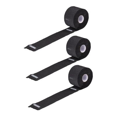 BESPORTBLE 3 Pack Barber Neck Strips Black Hair Wrap Paper Neck Band Disposable Stretchy Neck Paper for Hair Cutting