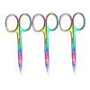 Didiseaon Stainless Steel Titanium Eyebrow Scissors Grooming Kit Tweezers Combs for Men Women view 1