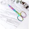 Didiseaon Stainless Steel Titanium Eyebrow Scissors Grooming Kit Tweezers Combs for Men Women view 2