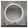 24 Inch Shower Smart Mirror Wall Shaving Round Decorative Bath Mirrors Anti Fog,Mirrors view 1