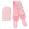 Hemoton 2pcs Back Exfoliating Shower Gloves and Bath Towel for Deep Cleansing and Relaxation Soft Material Hanging Design for Easy Storage Comfortable Use view 1