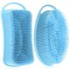 NOLITOY 2pcs Silicone Exfoliating Shower Scrubbers Gentle Body Wash Brush for All Skin Types and Lightweight Bath Cleaning Tool and Designs view 1