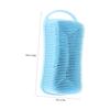 NOLITOY 2pcs Silicone Exfoliating Shower Scrubbers Gentle Body Wash Brush for All Skin Types and Lightweight Bath Cleaning Tool and Designs view 2