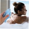 NOLITOY 2pcs Silicone Exfoliating Shower Scrubbers Gentle Body Wash Brush for All Skin Types and Lightweight Bath Cleaning Tool and Designs view 4