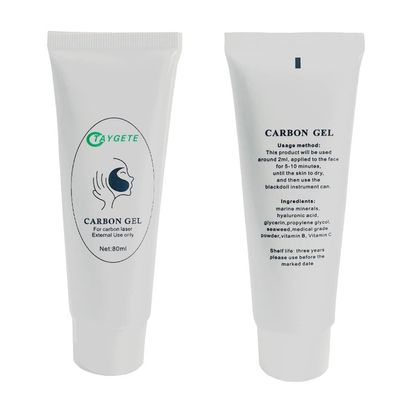 80ml Carbon Peel Cream Gel for Skin Rejuvenation Black Doll,Facial Skin Deep Cleaning with Carbon Gel Nano Activated Carbon for Laser (1pc)