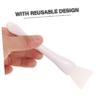 Anneome 3pcs Silicone Spatula Icing Palette Knife Wax Scraper Cleaning Tool for Wax Heater Seals view 3