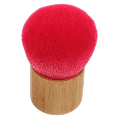 PLAFOPE Makeup Brush Handle Loose Powder Brush for Setting Powder Travel-friendly for Blush and Foundation Faux Design
