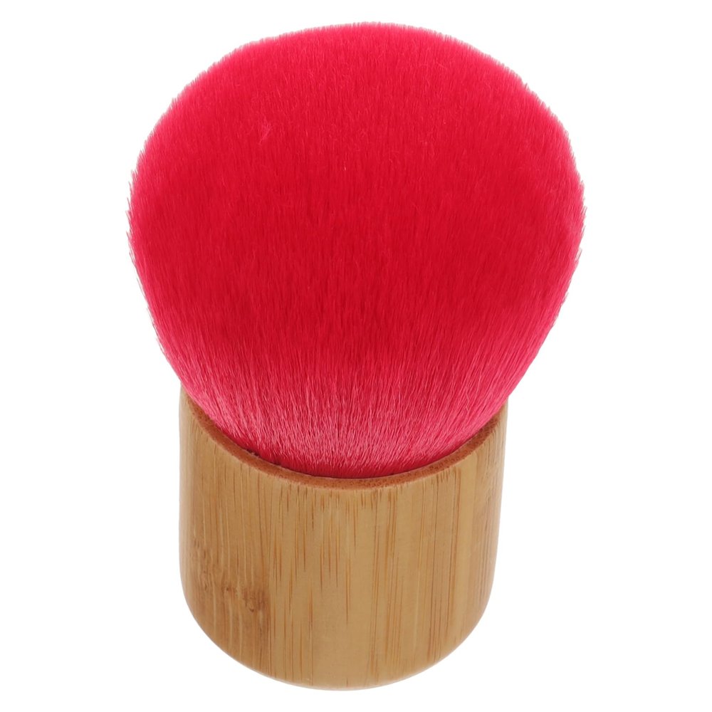 PLAFOPE Makeup Brush Handle Loose Powder Brush for Setting Powder Travel-friendly for Blush and Foundation Faux Design