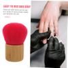 PLAFOPE Makeup Brush Handle Loose Powder Brush for Setting Powder Travel-friendly for Blush and Foundation Faux Design view 3