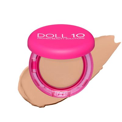 Doll 10 Peptide Bounce Balm Foundation  Hydrating, Age-Defying Foundation for Older Women, All Skin Types  Vegan, Clean, Natural, Medium Buildable Coverage, Blurs Fine Lines - [Fair]