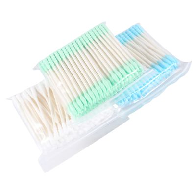 MERRYHAPY Double Headed Cotton Swabs 300 Total Makeup and Beauty Cleaning Long Cotton Sticks for All Purposes