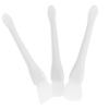 LALAFINA 3pcs Silicone Spatula Wax Cleaning Shovels Sealing Wax Spatulas Seal Stamp Tools Reusable for view 1