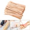 BIUDECO 300pcs Nose Hair Wax Sticks Eyebrow Waxing Kit Wooden Spatulas Wax Strips for Hair Removal Portable Travel Bag Included view 4