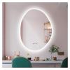 28x38 Inch Round Decorative Bath Mirrors Washroom Decorative Self Haircut Gold Wall Shower Bath Mirrors,Mirrors view 1
