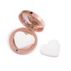 Baluue 8pcs Heart-shaped Makeup Powder Puff Soft Short Hair for Loose Powder Foundation Setting Beauty Tool view 3
