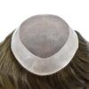 Mens Hair System Toupee For Men Real Human Hair System For Men Fine Mono Poly Mens Toupee Hair Pieces For Men Hair Replacement Mens Hair Piece 6x9 Medium light density 4ASH# MEDIUM ASH BROWN view 4