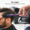 ULG Professional Hair Scissors Kit Right-Hand Razor Edge Barber Scissors Salon Hair Cutting Shears Made of Japanese Stainless Steel, Hand Sharpened 6.5 inch Rainbow view 3