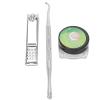 Ingrown Toenail Relief Kit Stainless Steel Lifter Clippers 5 Piece Tool Set in Portable Sanitized Case view 1