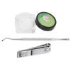 Ingrown Toenail Relief Kit Stainless Steel Lifter Clippers 5 Piece Tool Set in Portable Sanitized Case view 4