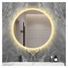 40 Inch European Smart Mirror Shower Fogless Shaving Heater Bathroom Mirror Illuminated Lights Mirror,Mirrors view 1