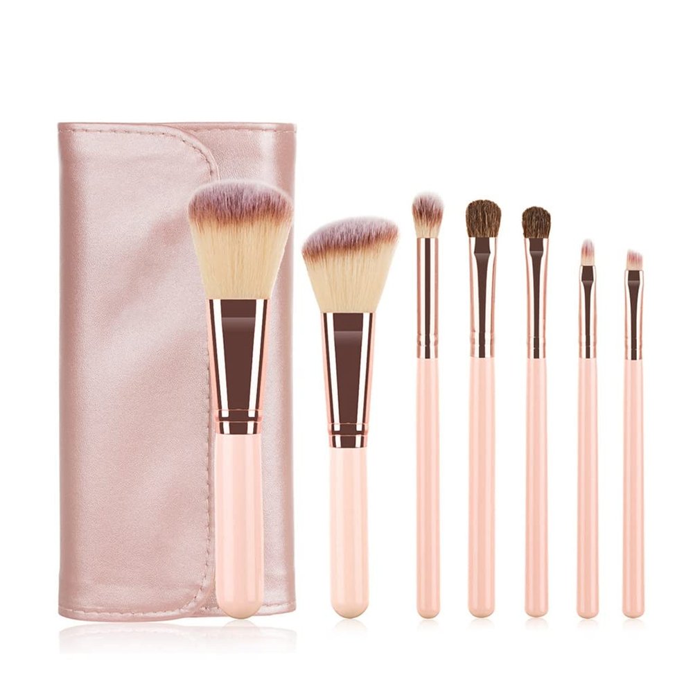 YWMLFZ Makeup Brushes Set Eyeshadow Eyebrow Powder Foundation Cosmetic Kit(E)