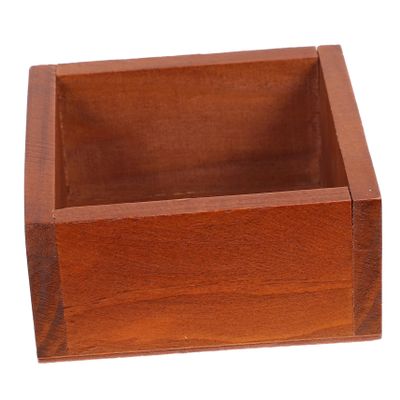 HOOTNEE Cosmetic Storage Box Vintage Wooden Lipstick Organizer for Vanity Desktop Makeup Storage Case for Lipsticks and Cosmetics Stylish and Space-saving Design for Home Use