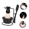 FOMIYES Razor Shaver for Men Shaving Brush Bowl Stand Beard Care Kit Manual Razor Kit view 4