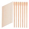 Baluue 300pcs Sticks for Hair Removal Nose Applicator Spatula for Smooth Waxing for Eyebrows Facial Hair Convenient - Bag Packaging for Easy Storage view 1