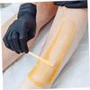 Baluue 300pcs Sticks for Hair Removal Nose Applicator Spatula for Smooth Waxing for Eyebrows Facial Hair Convenient - Bag Packaging for Easy Storage view 3