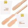 Baluue 300pcs Sticks for Hair Removal Nose Applicator Spatula for Smooth Waxing for Eyebrows Facial Hair Convenient - Bag Packaging for Easy Storage view 4