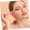 IWOWHERO Portable Makeup Brush Double-ended Eyeshadow Brow Brush Professional Makeup Tools Soft Fiber Bristles Fashion Design for Ladies view 4