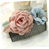 Beatifufu Rhinestone Inserted Hair Comb Women Flower Hair Combs for Hairstyles Daily Use view 4