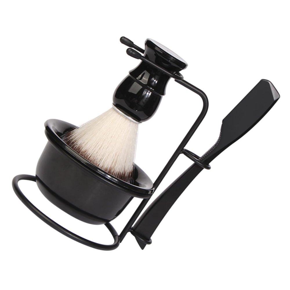 BIUDECO Shaving Brush Set Professional Shaving Tool Manual Shave Kit Men Razor for Beard