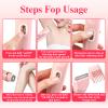 hehred 2 in 1 Electric Lady Shaver, Dual Head Bikini Trimmer for Women Shaver, Comfort Electric Shaver for Underarm Leg Arm Body Face Hair, Pink view 4