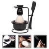 FRCOLOR Razor Stand Shaving Brush Set for Men Barber Brush Kit Beard Set Shaving Bowl for Haircutting Men's Supplies view 3